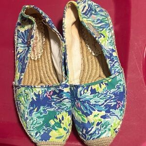 Lilly Pulitzer Colorful Espadrille Flats